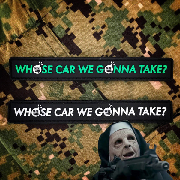 Dangerous Goods® Who’s Car We Gonna Take PVC Morale Patch