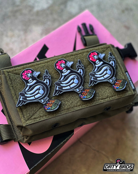 Dangerous Goods® Dirty Birds Pigeon Patch Series #2 - SkeleBird