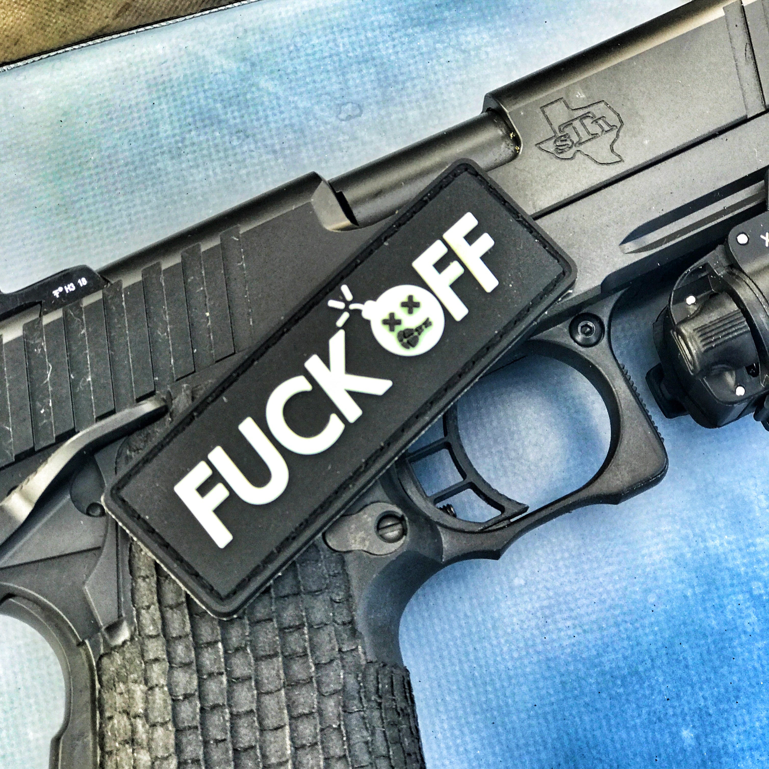 Dangerous Goods® FUCK OFF Glow-In-The-Dark PVC Morale Patch