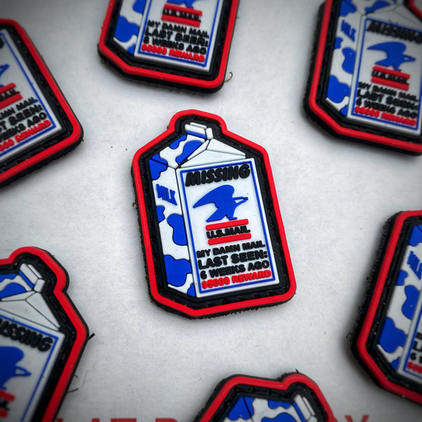 Dangerous Goods® Missing Mail Milk Carton Ranger Eye Patch