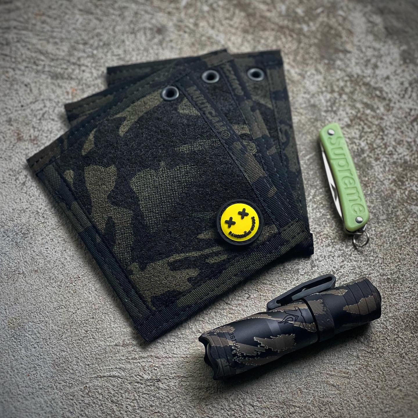 Dangerous Goods® x SOE Mini Ranger Eye Patch Panels - Official Multicam Black