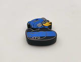 Zero Fucks Duck® PVC Thin Blue Line USB 3.0 32GB Flash Drive