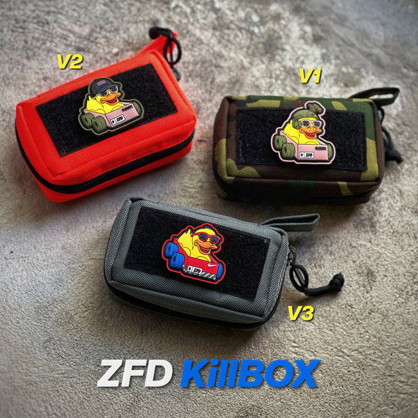 Zero Fucks Duck® KillBOX Mini Patch Series - V3 Orange