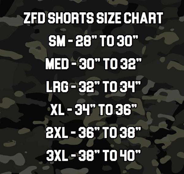 Zero Fucks Duck® OG Yellow Duck Black Tiger Camo Shorts