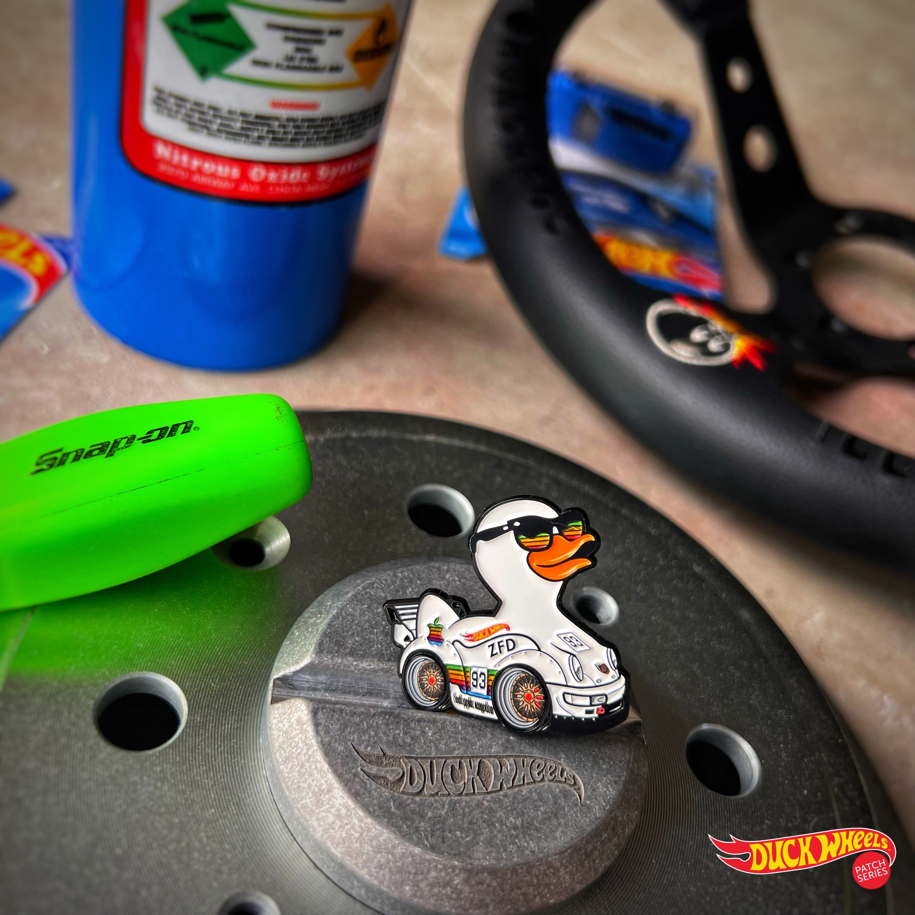 ZFD® Duck Wheels Series 964 Wide Body “AppleBomb” Pin