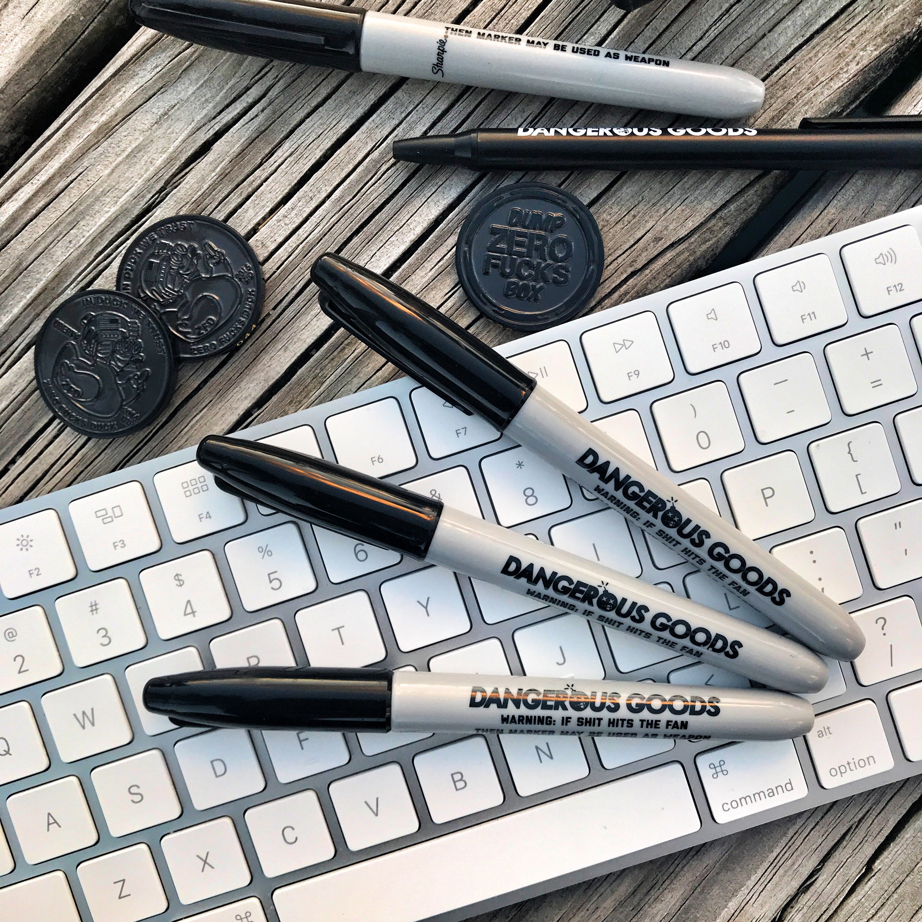 Dangerous Goods® Official Sharpie® Brand Recon Black Permanent Marker