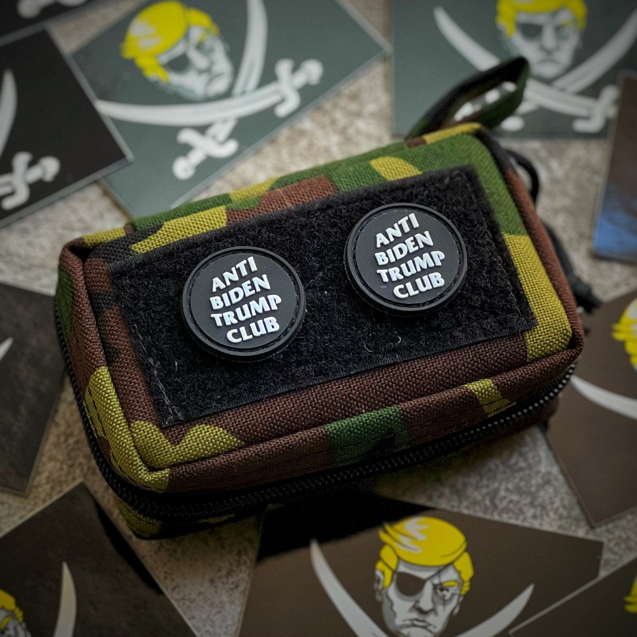 Dangerous Goods® Anti Biden Trump Club Ranger Eye Patch