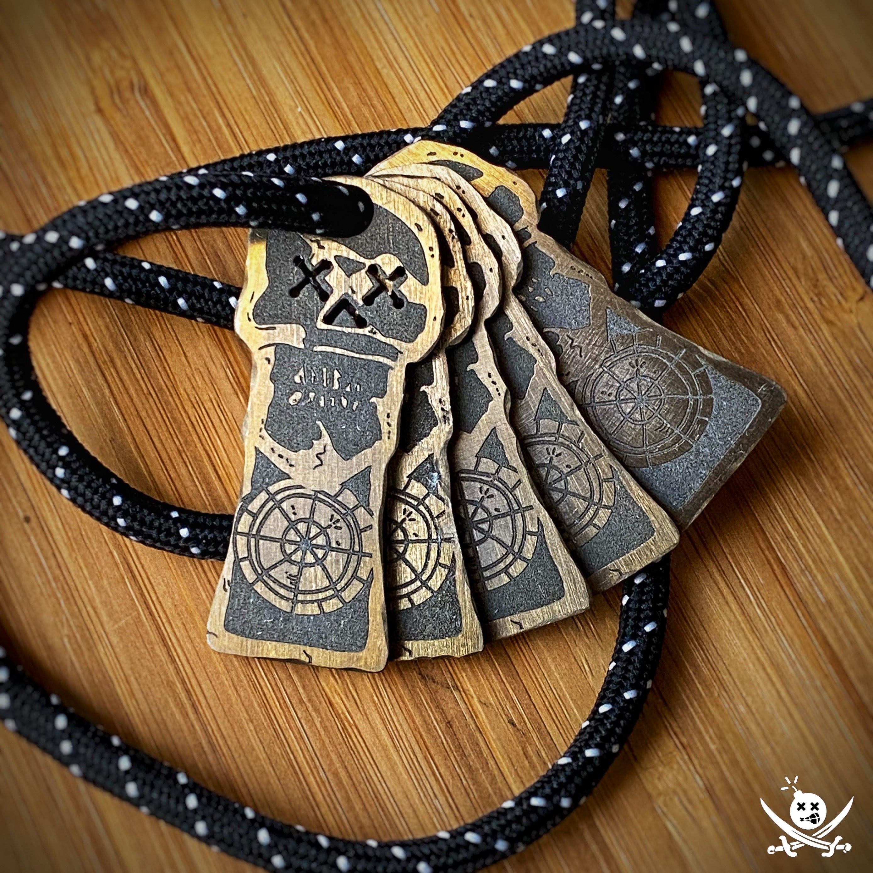 Dangerous Goods® Titanium Key to One Eyed Willy EDC Knife Bead / Zipper Pull