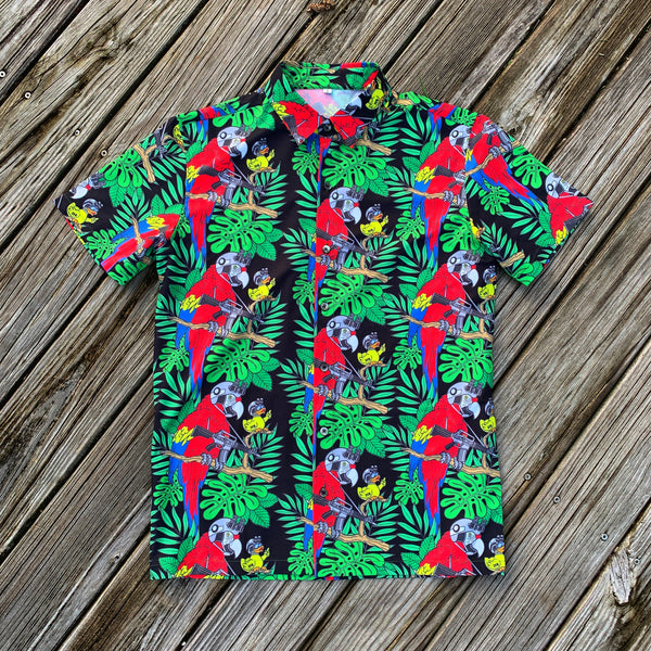 Zero Fucks Duck® X Steve Nazar Snipers Nest Tactical Duck Hawaiian Shirt