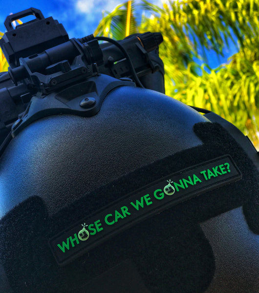 Dangerous Goods® Who’s Car We Gonna Take PVC Morale Patch