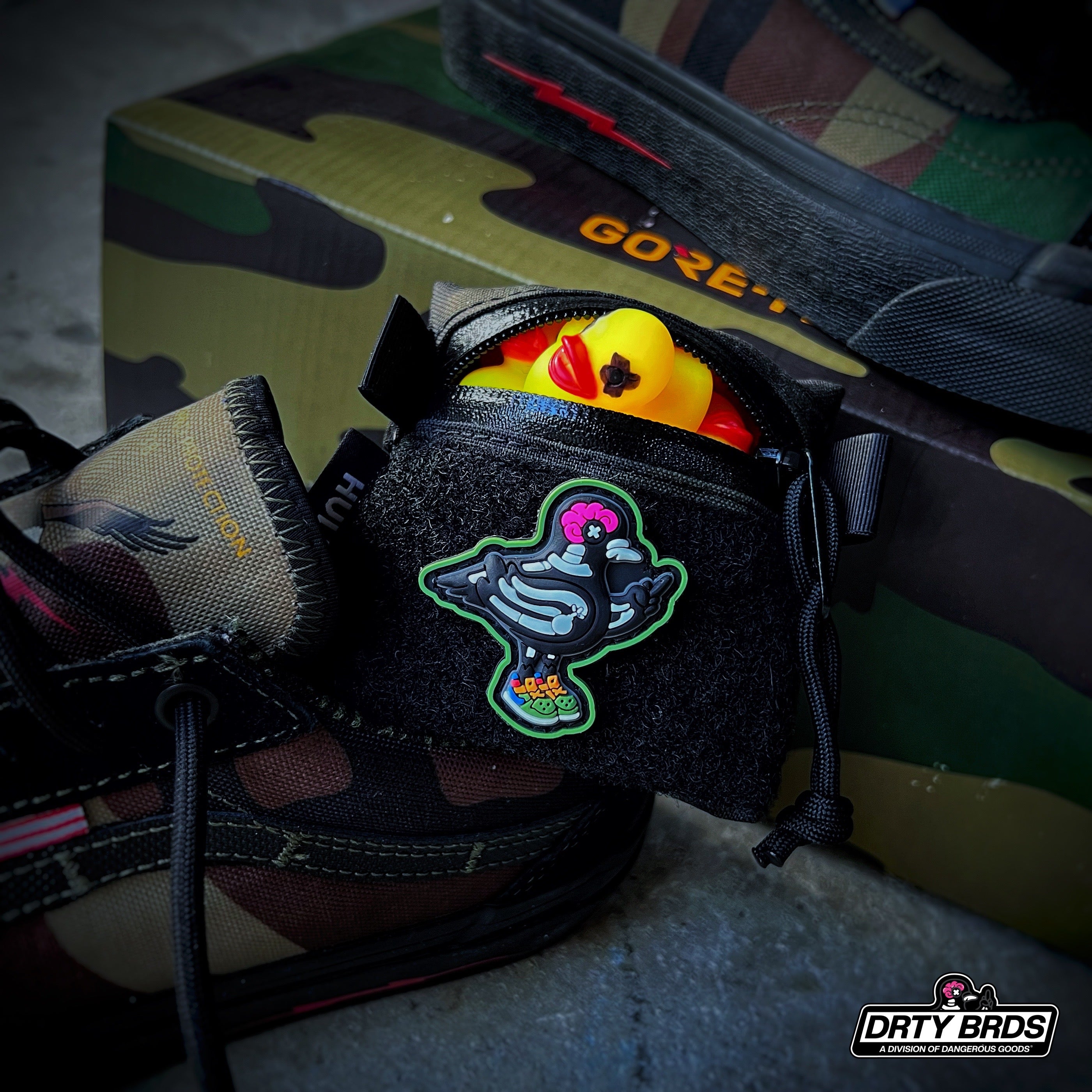 Dangerous Goods® Dirty Birds Ranger Eye Patch Series - SkeleBird