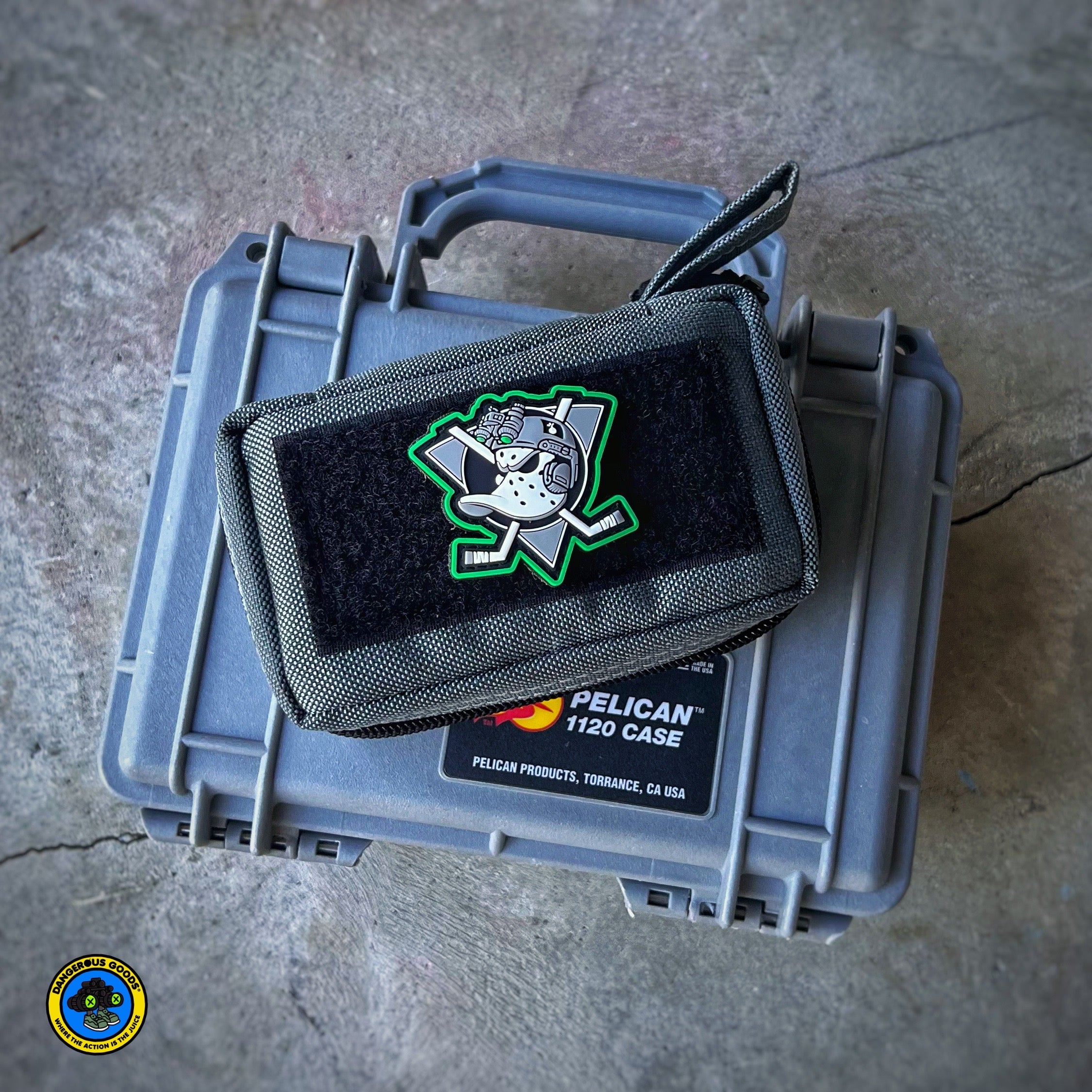 Dangerous Goods® Goon Ducks Hockey Ranger Eye Mini Patch - V2