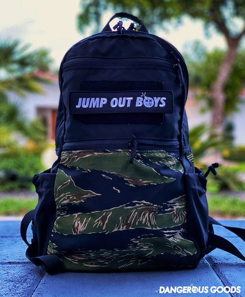 Dangerous Goods® JUMP OUT BOYS 7” Morale Patch - Black