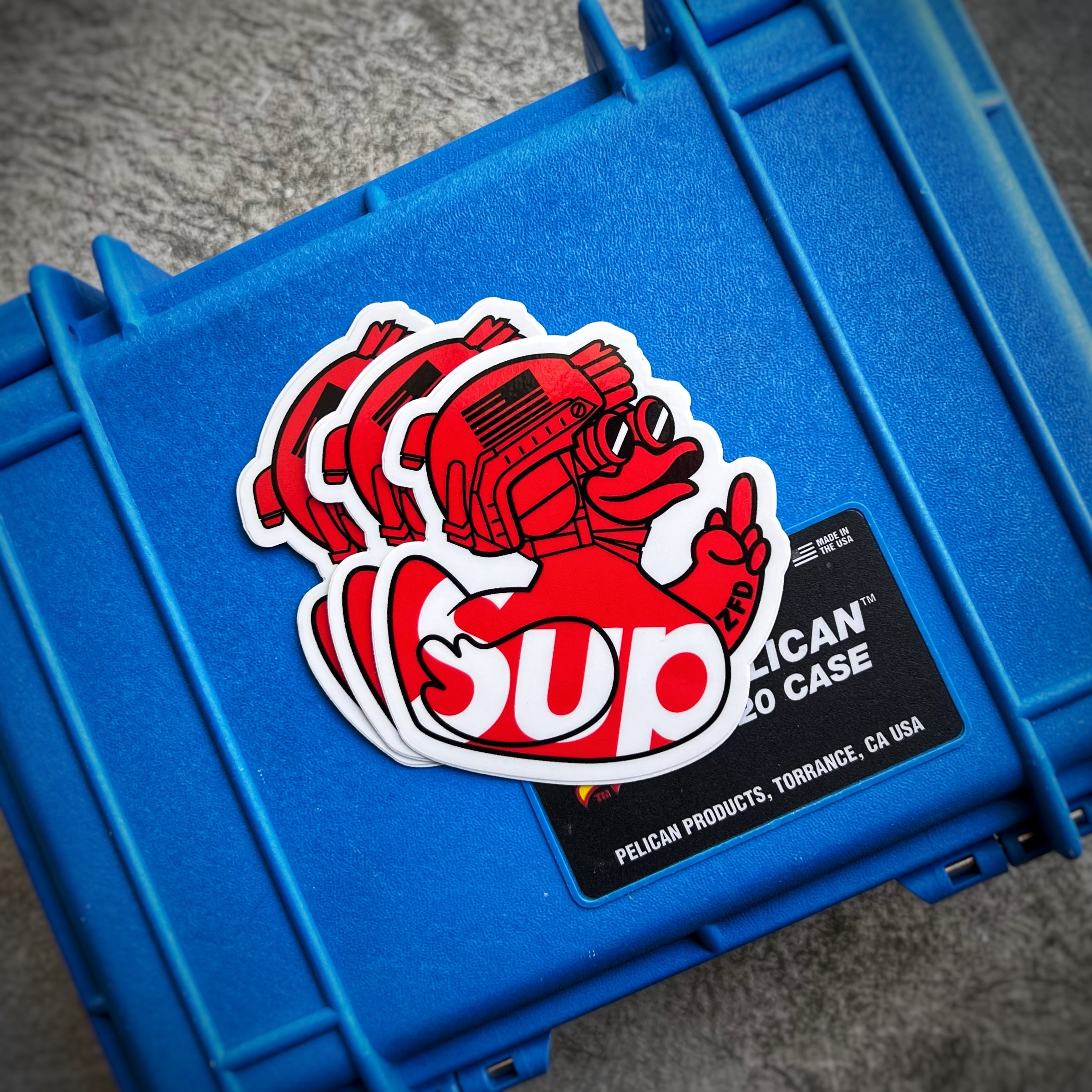 ZFD Supduck Sticker - V1 Red