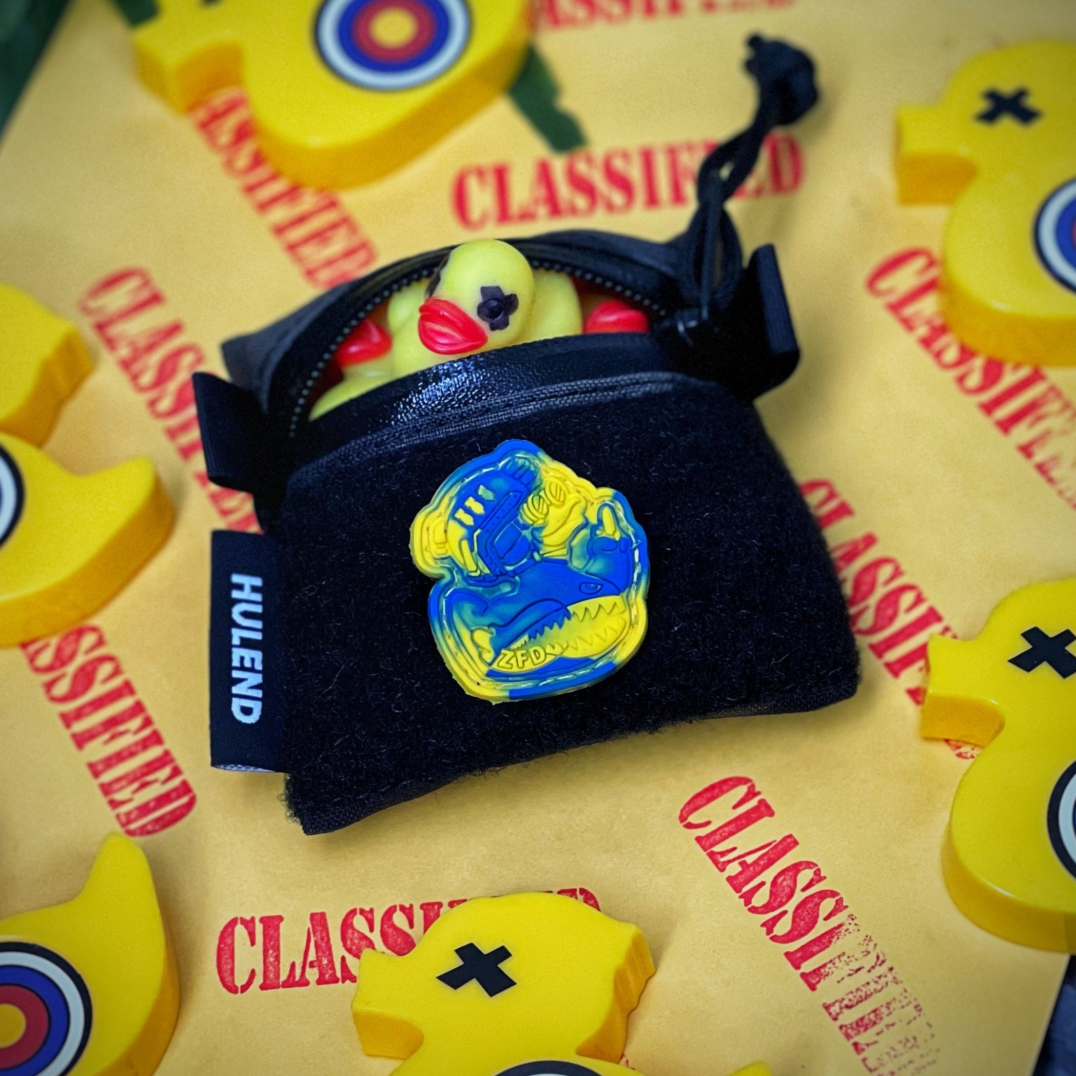 ZFD® Classified Tie Dye Ranger Eye Patch - Yellow & Blue