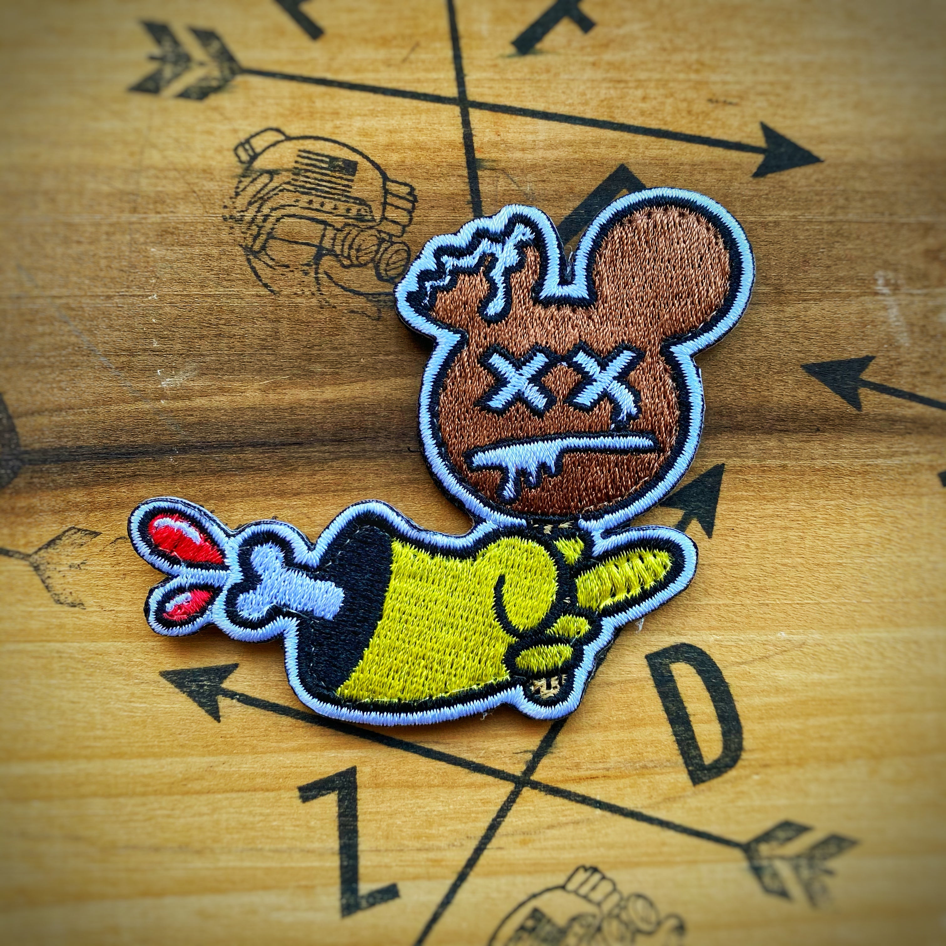 ( 3 LEFT ) Zero Fucks Duck® "ZFD" Cold Dead Wing Melted Mouse Patch