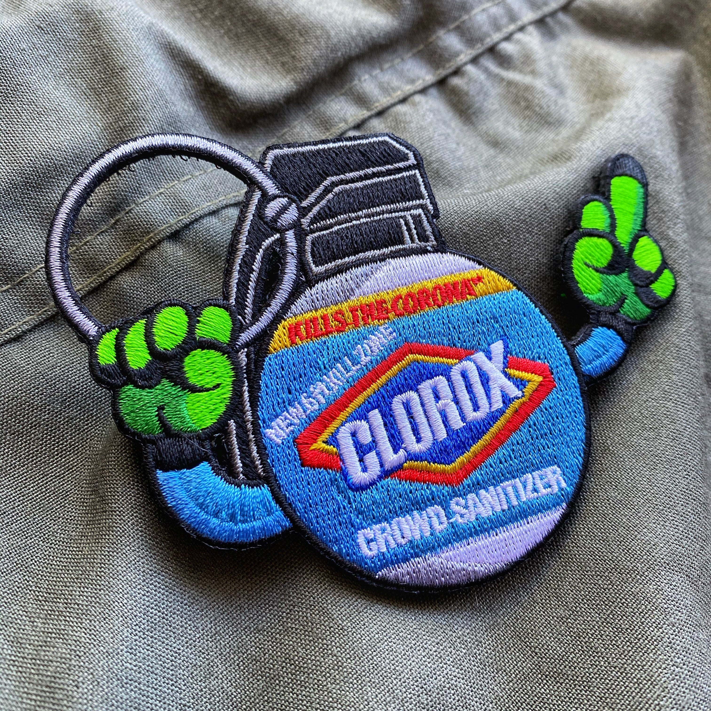 Dangerous Goods® FU Crowd Sanitizer Embroidered Morale Patch