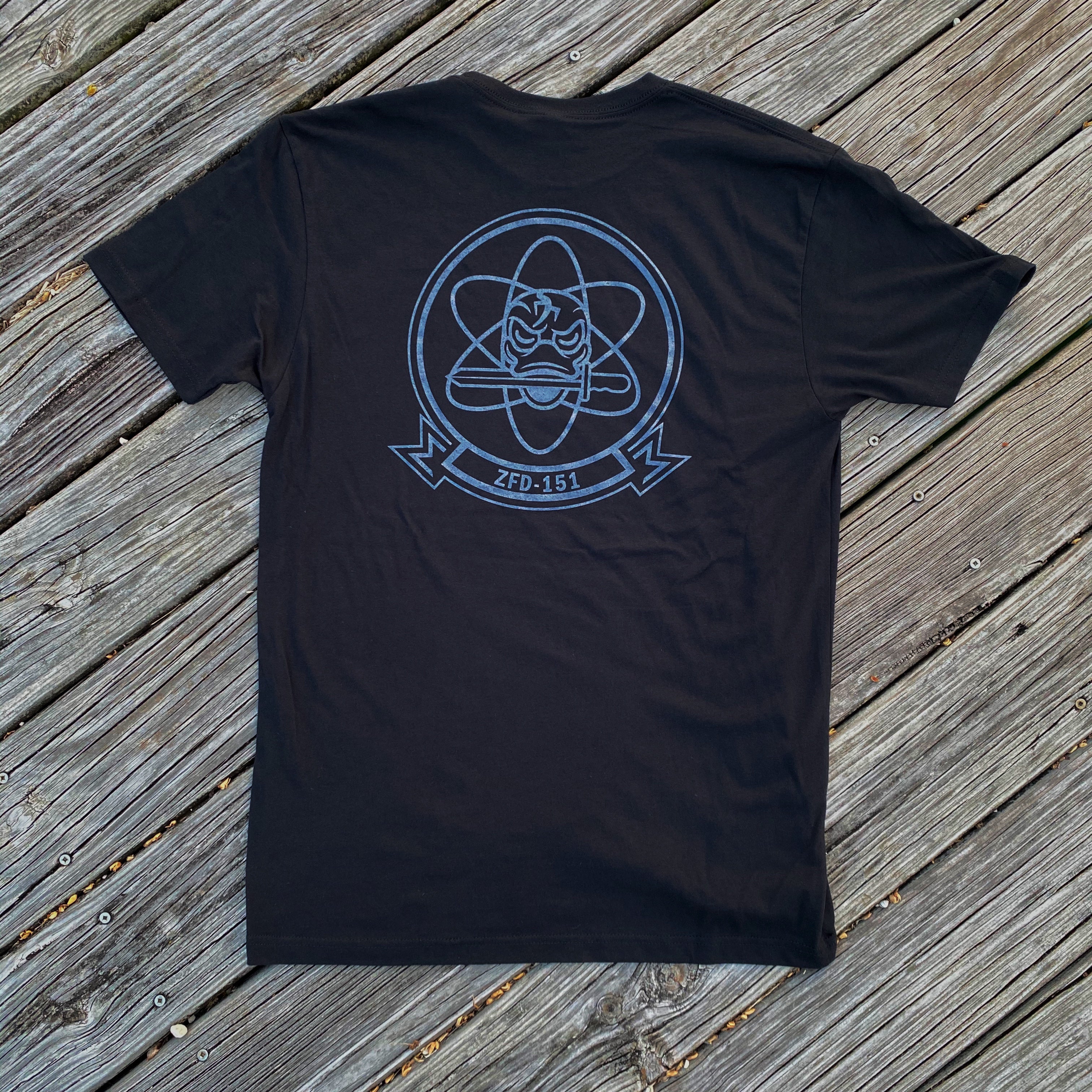 Zero Fucks Duck® ZFD-151 Ugly Duckers Squadron T-Shirt - Subdued