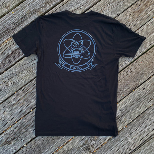 Zero Fucks Duck® ZFD-151 Ugly Duckers Squadron T-Shirt - Subdued
