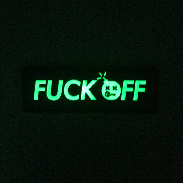 Dangerous Goods® FUCK OFF Glow-In-The-Dark PVC Morale Patch