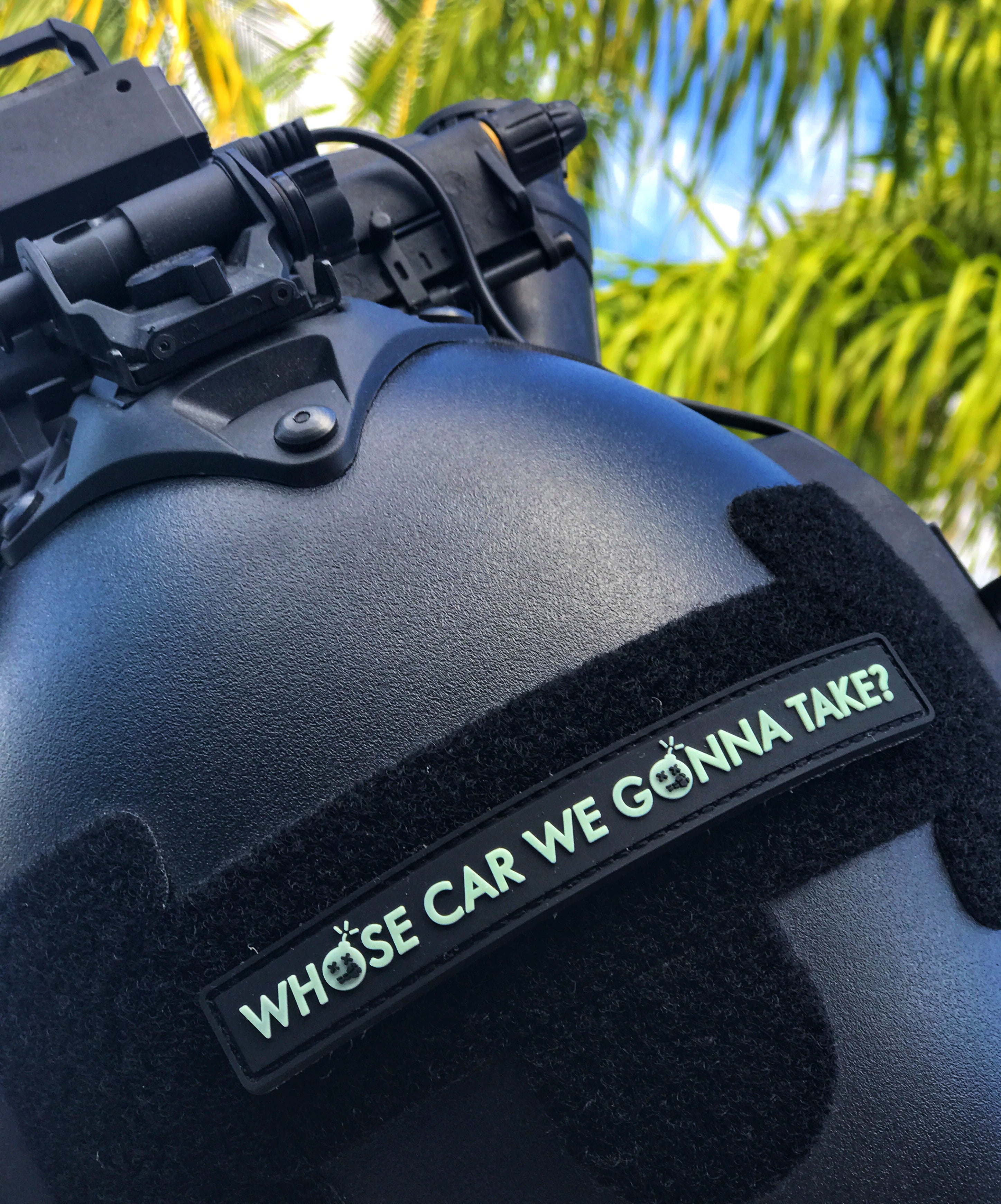 Dangerous Goods® Who’s Car We Gonna Take PVC Morale Patch