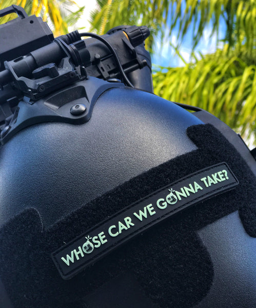 Dangerous Goods® Who’s Car We Gonna Take PVC Morale Patch