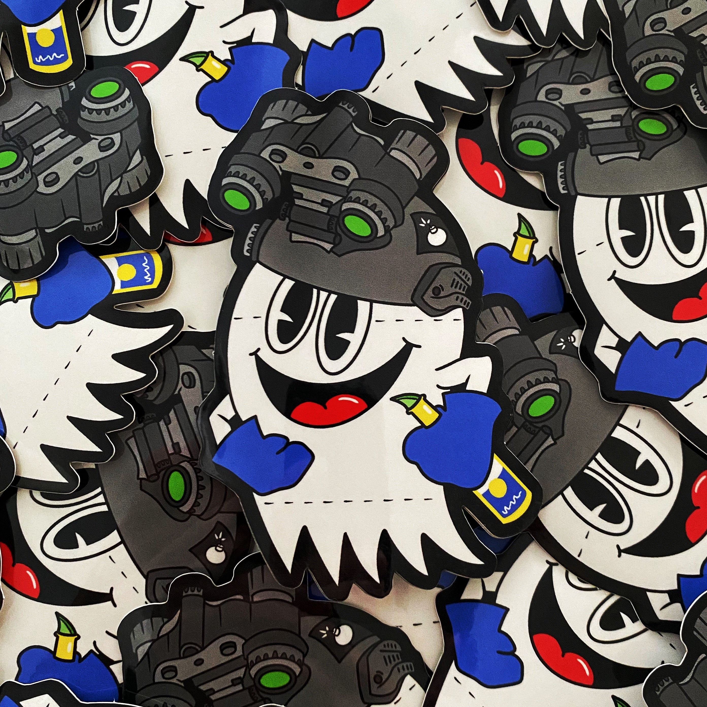 Dangerous Goods® Corona Pac Ghost Toilet Paper Operator Sticker - Classic