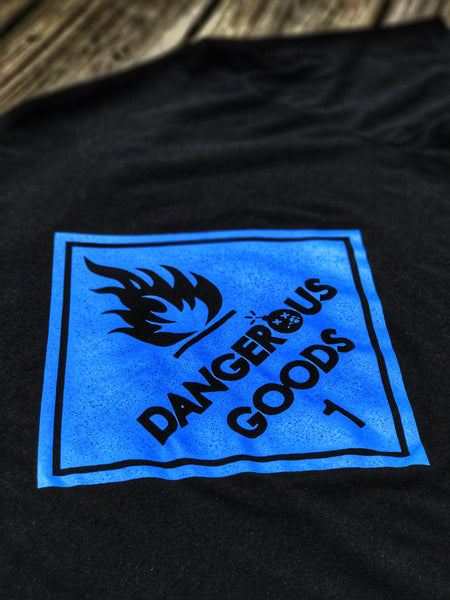 Dangerous Goods® Placard Classic T-Shirt - Dangerous Blue
