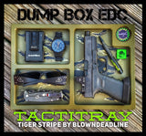 DUMP BOX BILLET ALUMINUM EDC VALET TACTITRAY - TIGER STRIPE