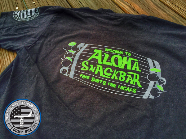 Welcome To Aloha Snackbar T-Shirt - Black