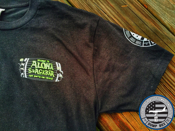 Welcome To Aloha Snackbar T-Shirt - Black