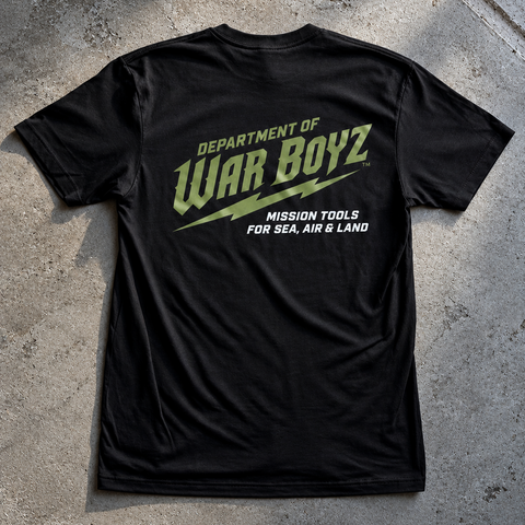 Department of War Boyz™ Mission Tools T-Shirt - OD Green