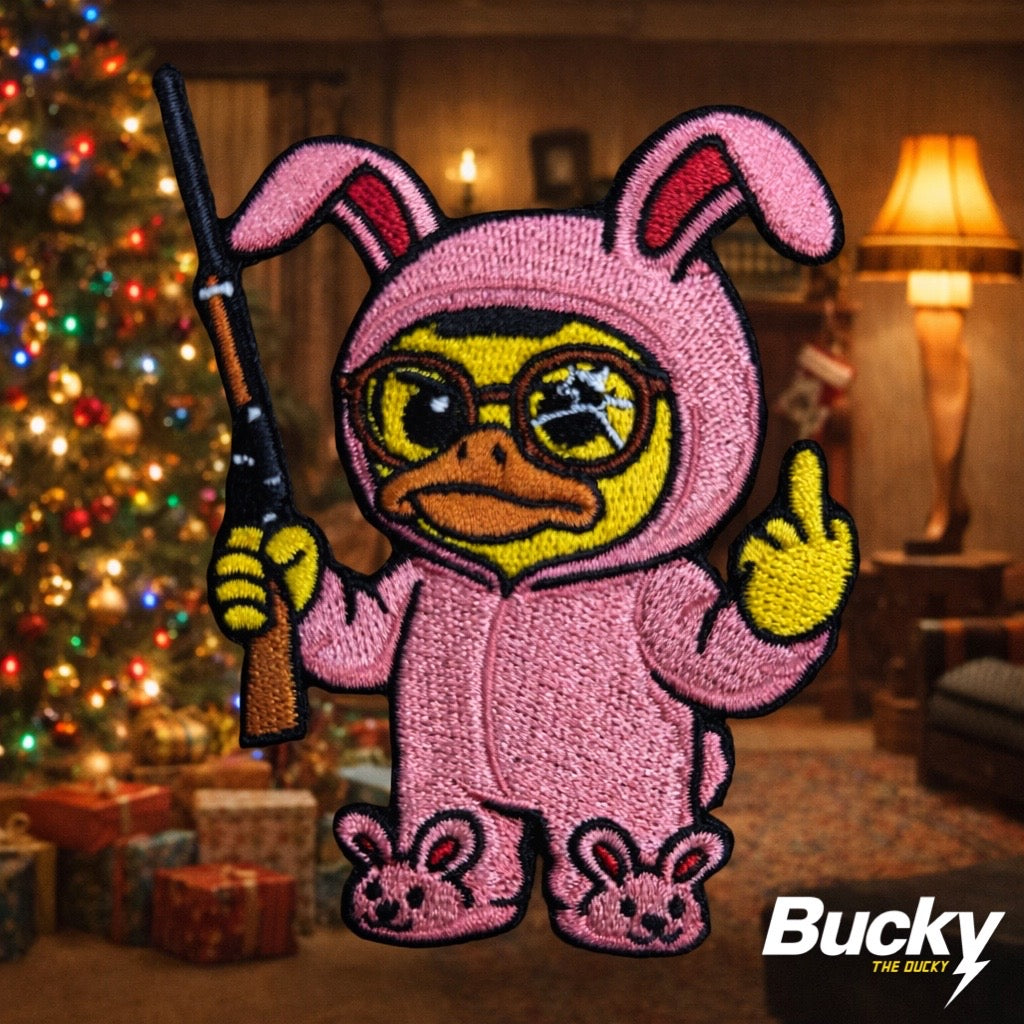 ZFD® Bucky the Ducky™ Christmas Bunny Suit Patch