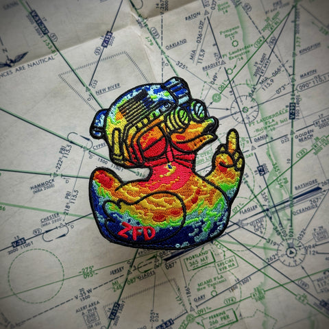 Zero Fucks Duck® Hurricane Irma V3 Duck Patch