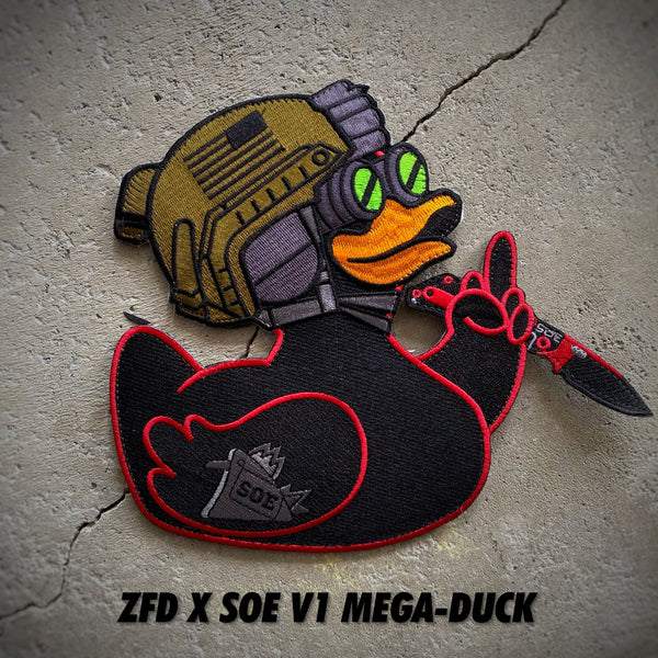 VAULT - Zero Fucks Duck® 7” Mega Duck Patch - SOE V1 Collab