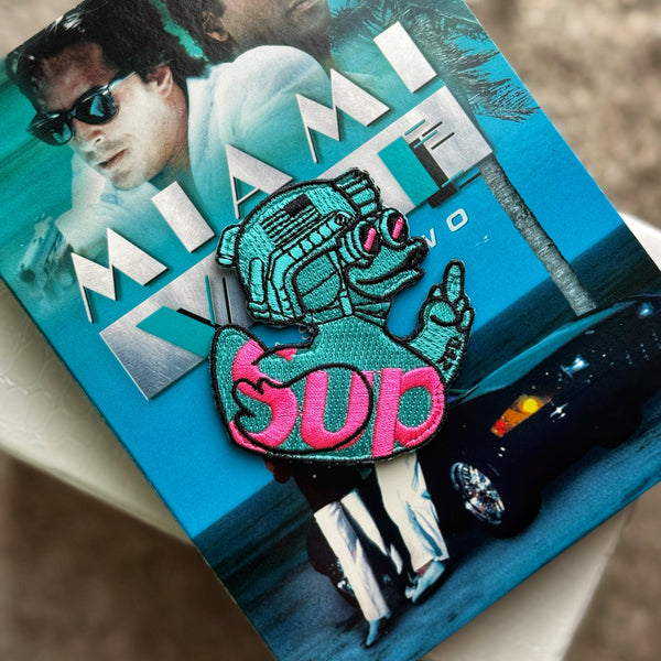 Zero Fucks Duck® ZFD Sup Duck Morale Patch - V12 "Miami Vice"