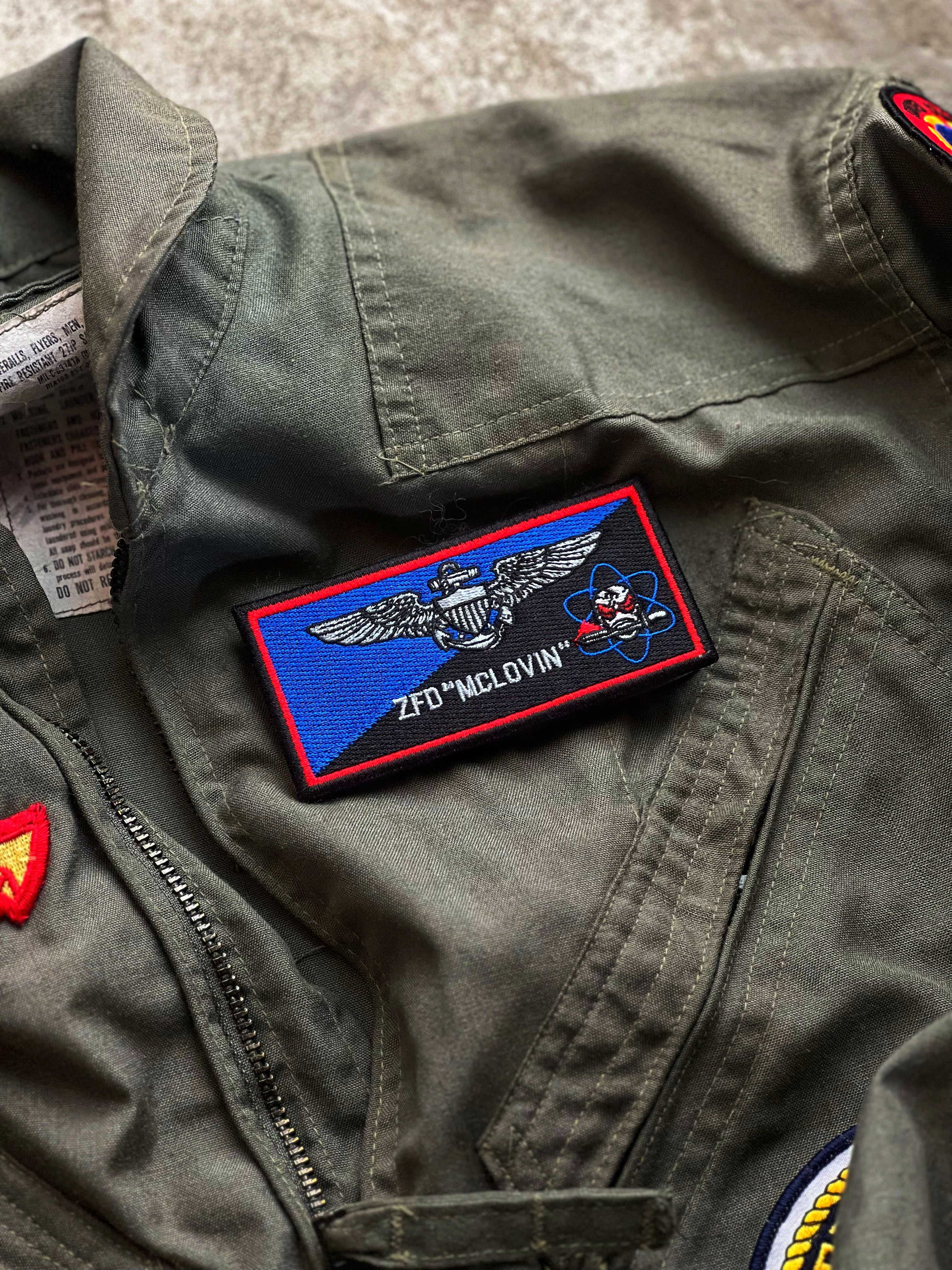 Zero Fucks Duck® ZFD-151 “McLovin” Flight Suit Name Tag Squadron Patch