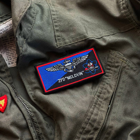 Zero Fucks Duck® ZFD-151 “McLovin” Flight Suit Name Tag Squadron Patch