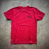 Zero Fucks Duck Magnum Hawaiian T-Shirt - Heather Red