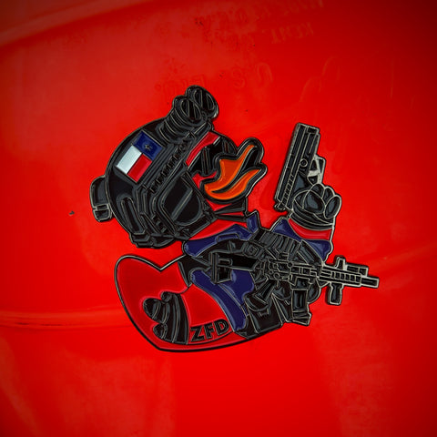 Zero Fucks Duck® x US Coast Guard Texas Challenge Coin