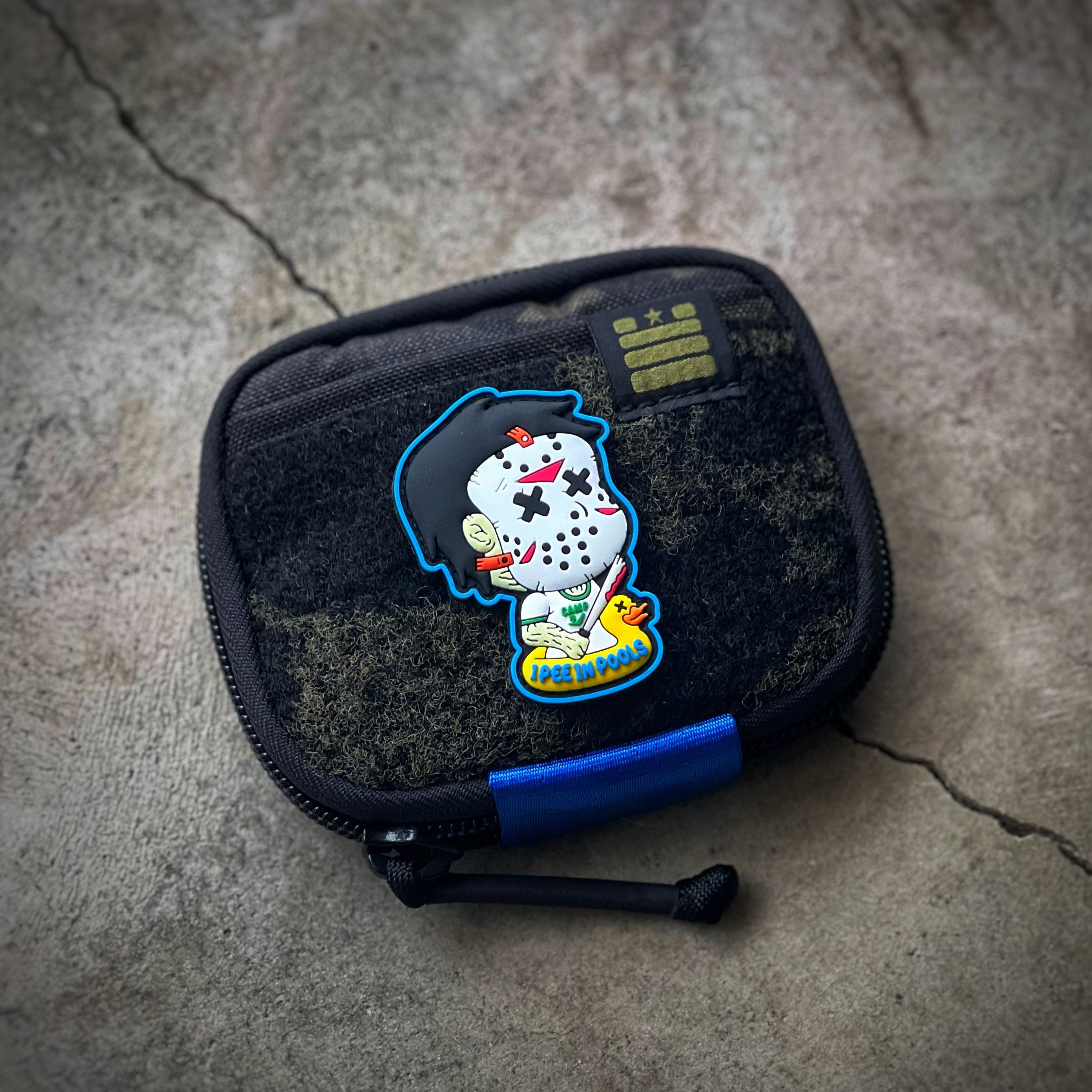 Zero Fucks Duck®️ x Little Goons™ Vorhees “I Pee In Pools” Patch