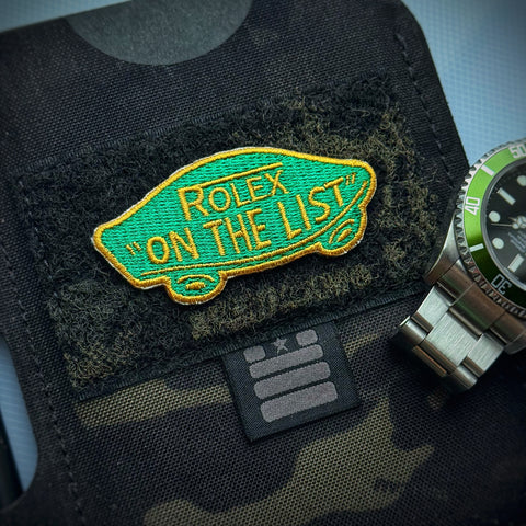 Lume Raiders™ “On The List” Patch - V1 Green & Gold