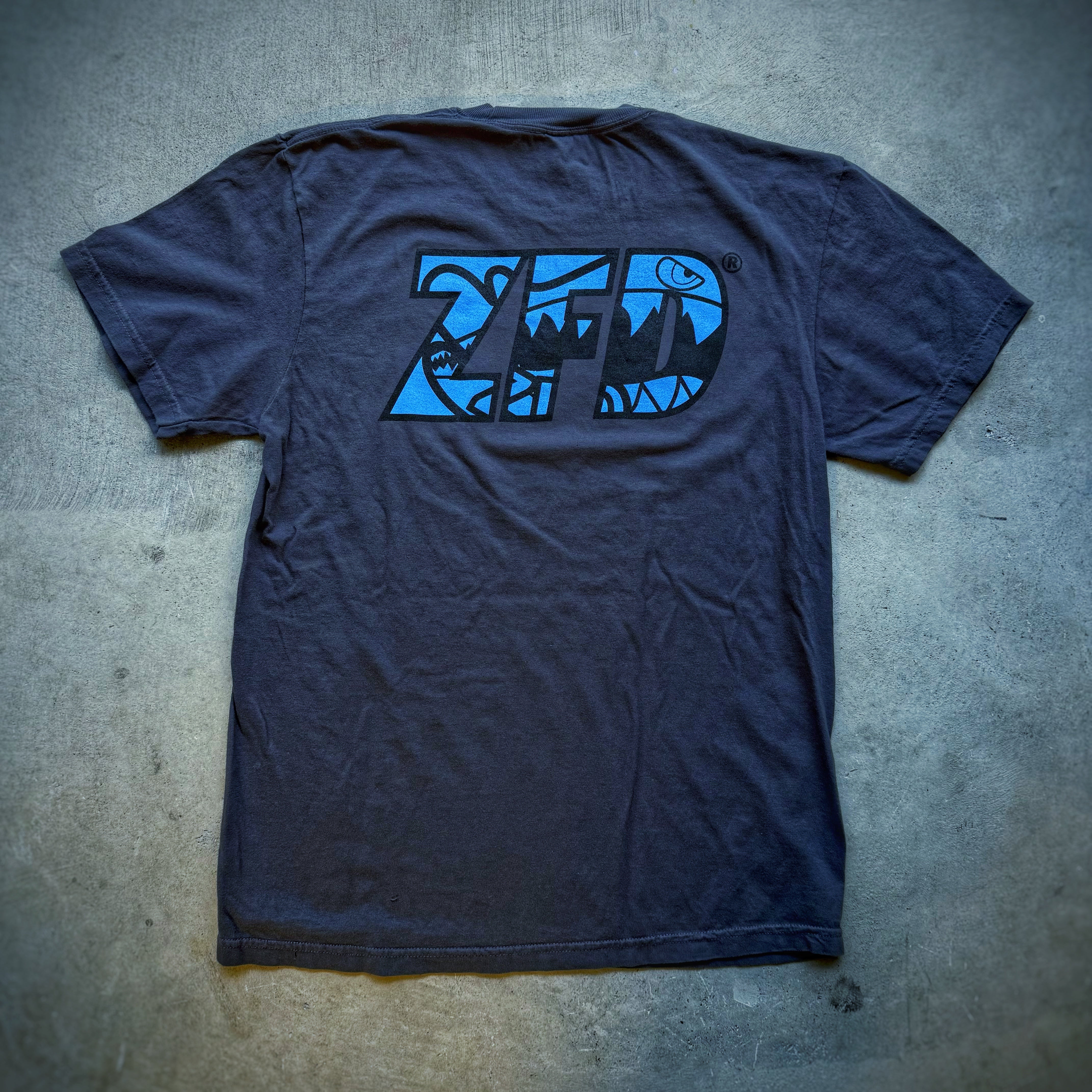 Zero Fucks Duck Classified Big ZFD Font T-Shirt