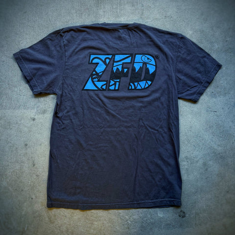 Zero Fucks Duck Classified Big ZFD Font T-Shirt