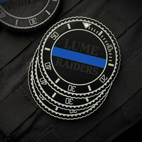 Lume Raiders™ Thin Blue Line Patrol Watch Sticker
