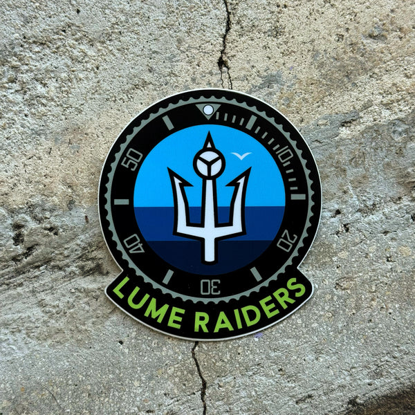Lume Raiders™ DEEP SEA Trident Teams Sticker