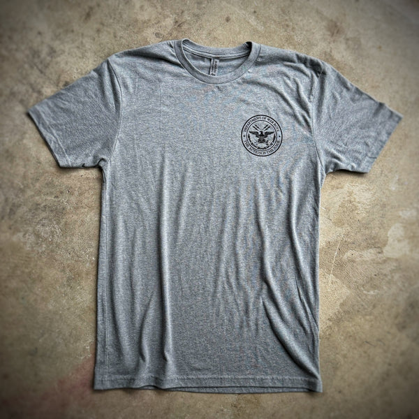 Department of War Boyz™ Unit T-Shirt - PT Gray & Black