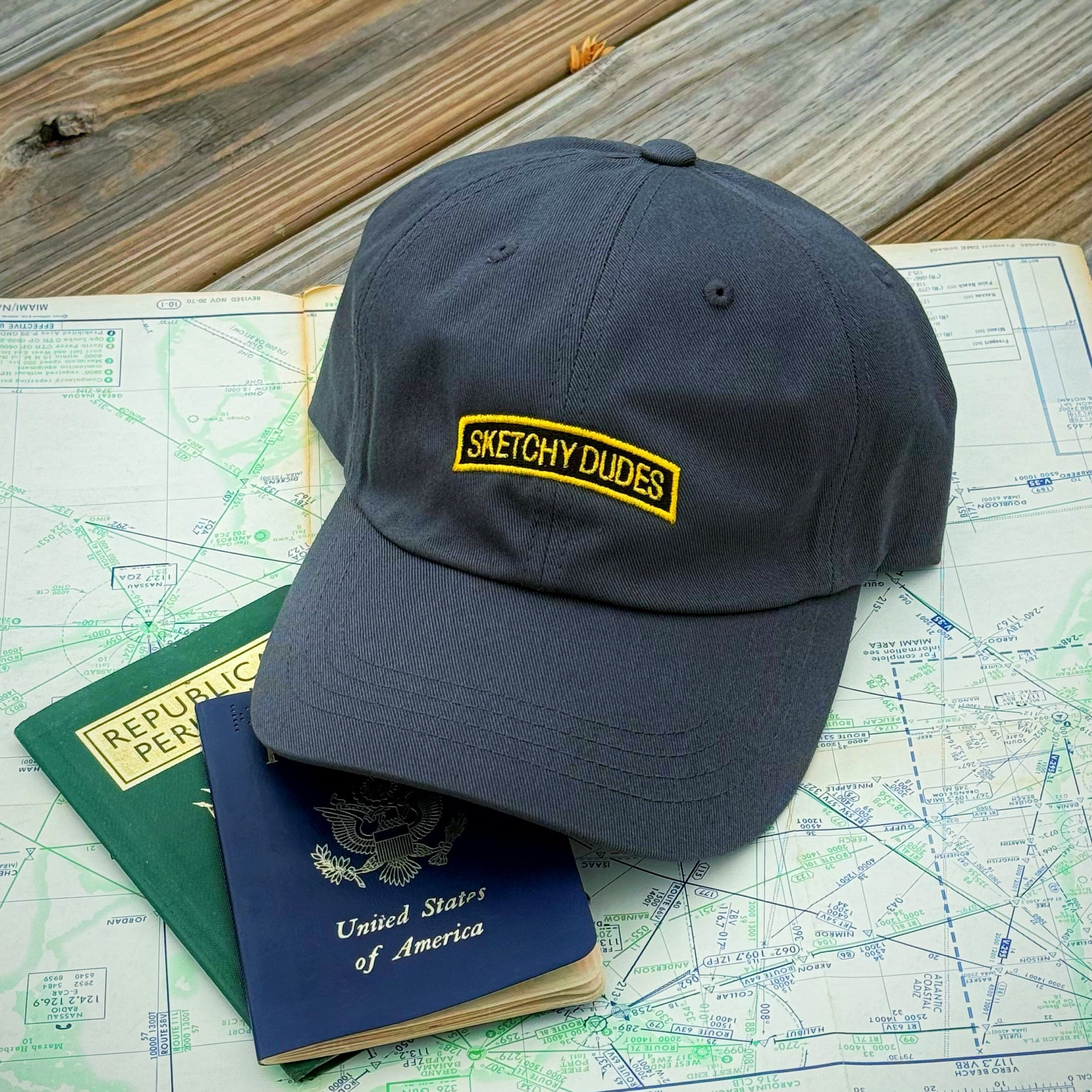 Lume Raiders™ Sketchy Dudes Tab Dad Hat - Gray