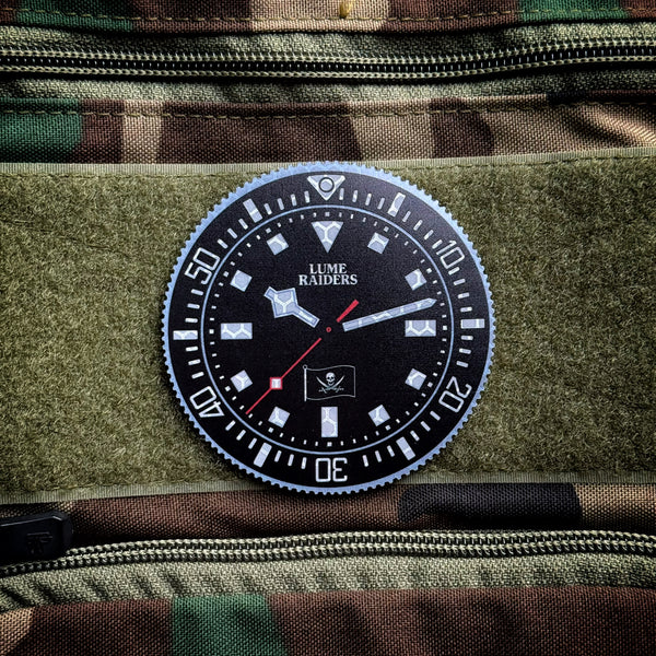 Lume Raiders Raid Diver FX Watch Patch - Reflective Edition