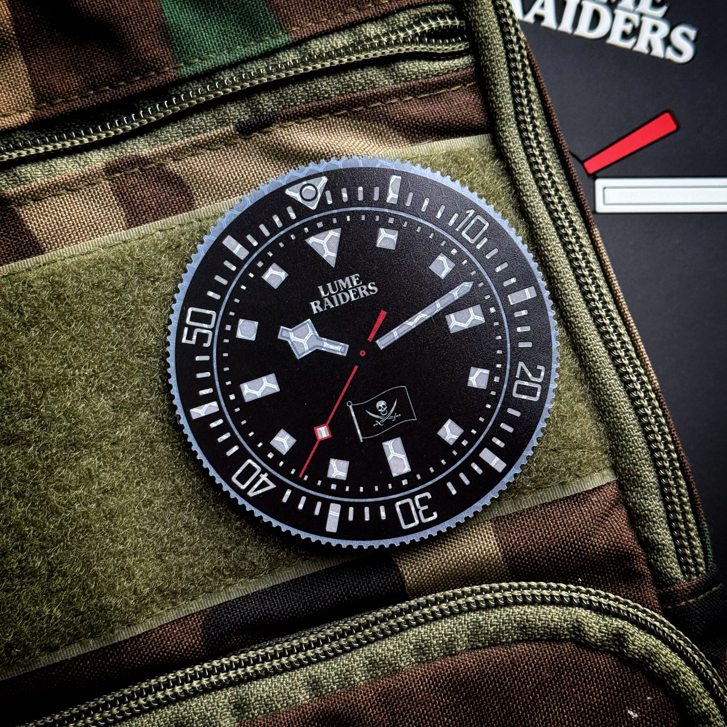 Lume Raiders Raid Diver FX Watch Patch - Reflective Edition